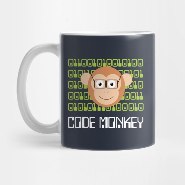 Funny Code Monkey Nerd Computer Programmer Cool  Gift by klimentina